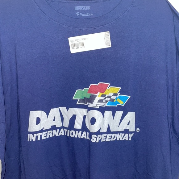 NWT Fanatics NASCAR Daytona T Shirt 2XL Blue - Picture 3 of 7